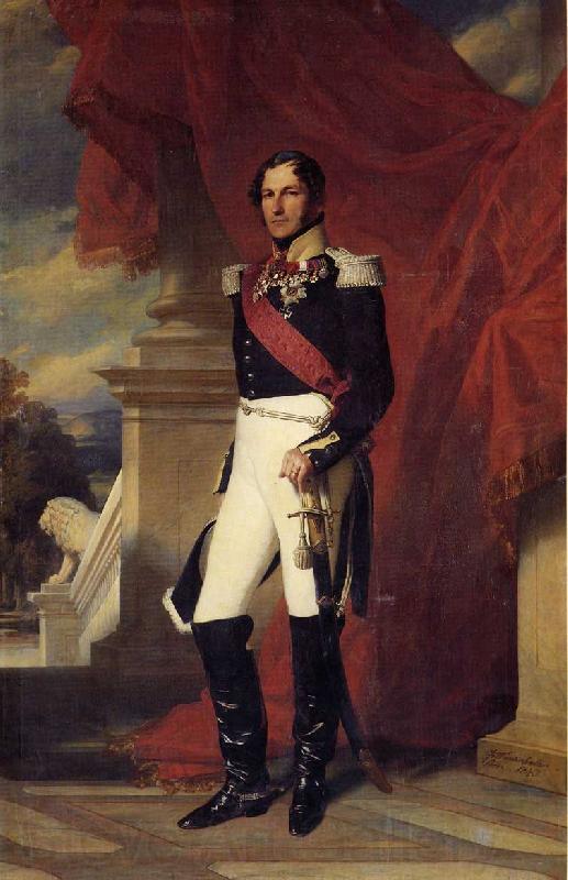Franz Xaver Winterhalter Leopold I, King of the Belgians France oil painting art